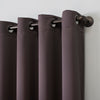 Sun Zero Nordic Theater Grade Extreme 100% Blackout Grommet Curtain Single Panel 52 x 63 - Fig