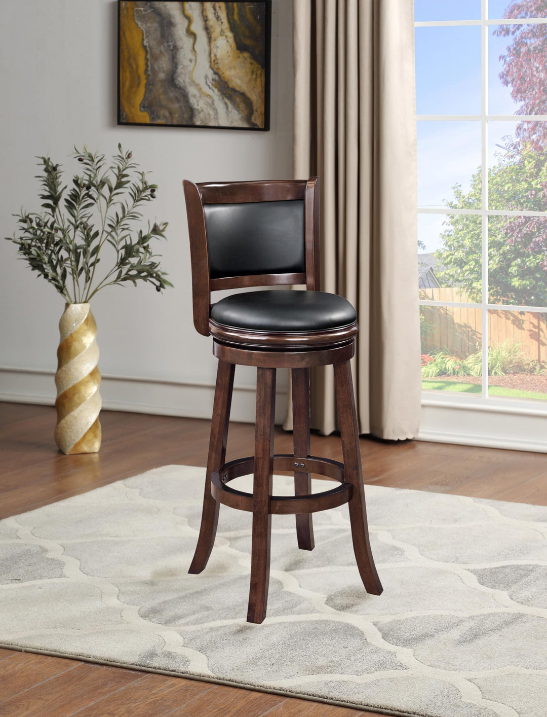 Ball & Cast Swivel Pub Height Barstool 29 Inch Seat Height