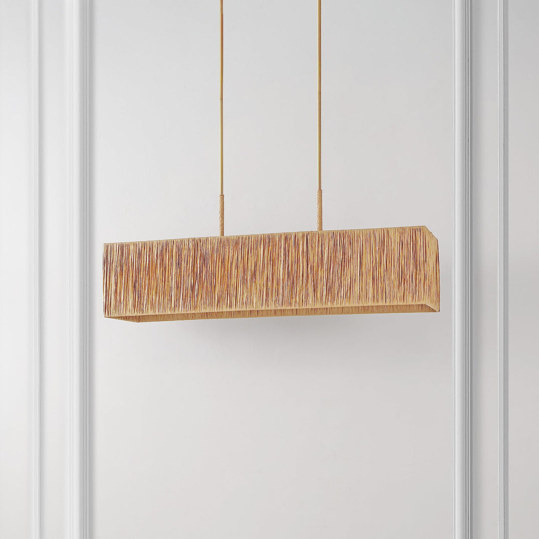 Lighting Extendable 40 in. W X 12 D 18-48 H Beige Gold Modern Contemporary