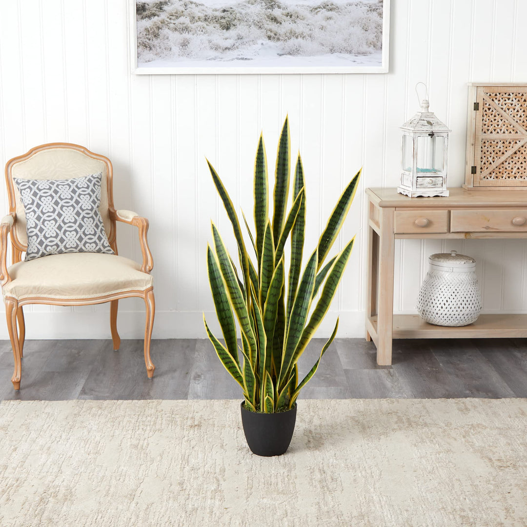 Nearly Natural 4ft. Sansevieria Artificial Plant