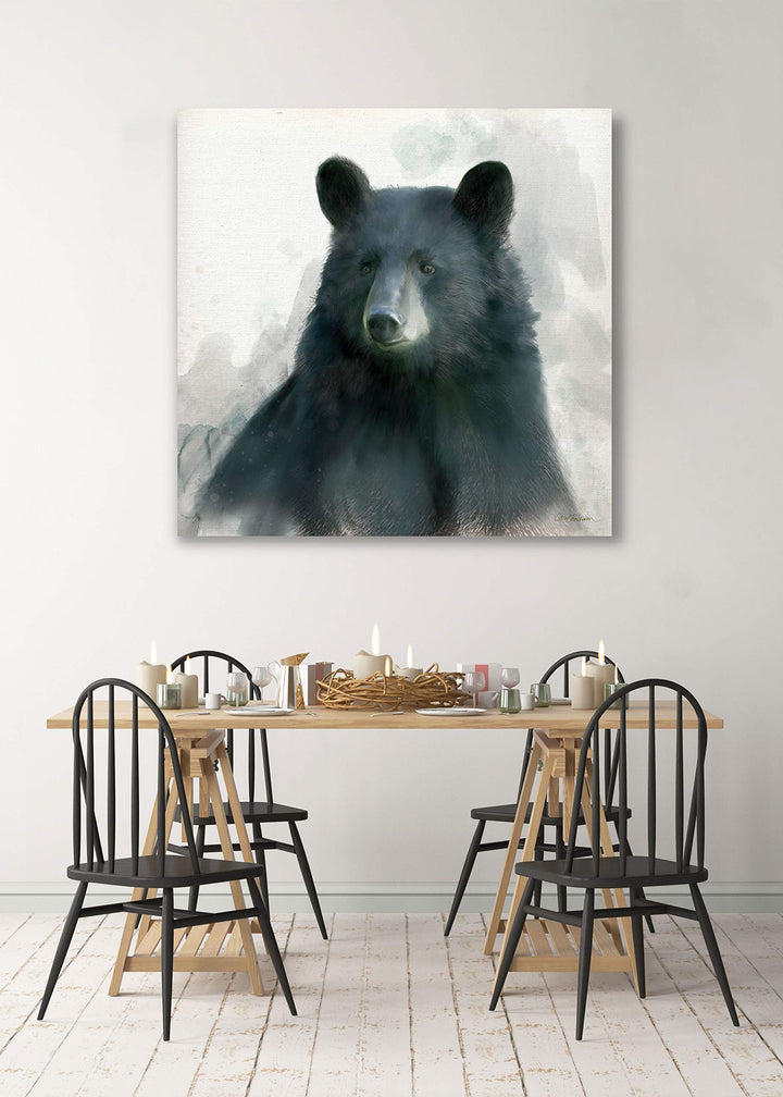 Wexford Home Rainsoft Bear Gallery Wrapped Canvas Wall Art 40x40