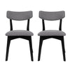 Christopher Knight Home Chazz Dining Chair 19.75 "W x 19.75 "D x 31 "H Chaz Dark Dark Gray + Matte Black