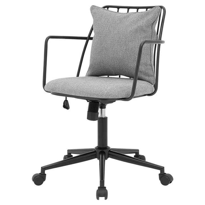 npd furniture and more Edison KD Fabric Office Chair Gray Grey