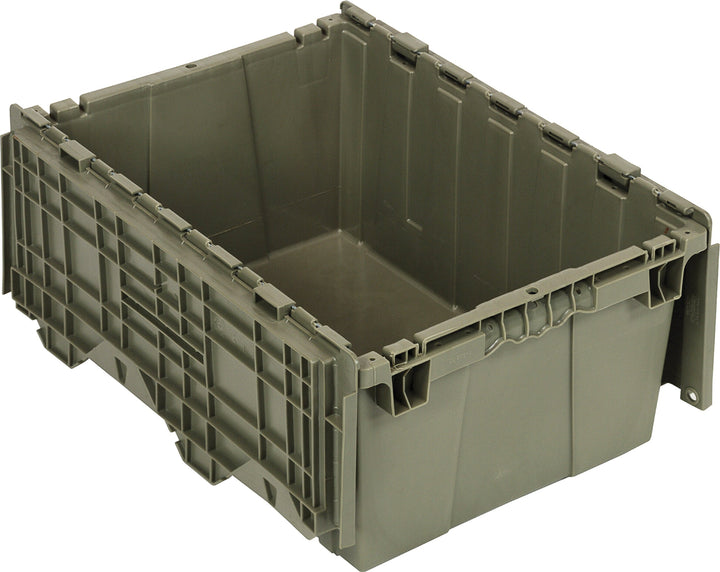 Quantum QDC2115-9 Plastic Storage Container with Attached Flip-Top Lid 21" x 15"