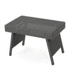 Christopher Knight Home Salem Outdoor Adjustable Folding Table Grey