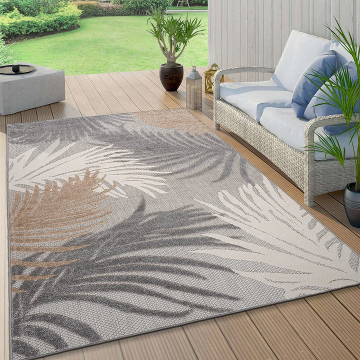 Rugshop Lucca Contemporary Floral Indoor/Outdoor Area Rug