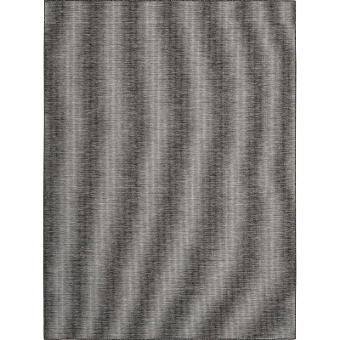 Nourison Positano Indoor/Outdoor Charcoal 10' x 14' Area Rug Easy Cleaning Non 10' x 14' - Charcoal