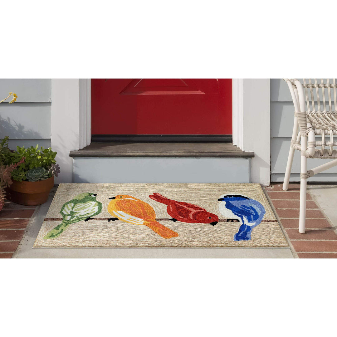 Liora Manne Frontporch Indoor Outdoor ug - Novelty Design Hand Hooked Weather