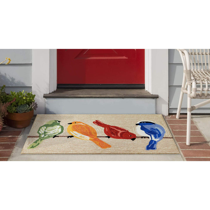 Liora Manne Frontporch Indoor Outdoor ug - Novelty Design Hand Hooked Weather