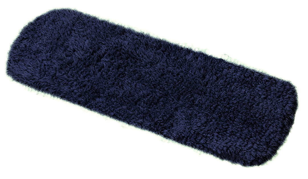 Home Weavers Waterford Collection 100% Cotton Tufted Bath Rug Extra Soft and Navy