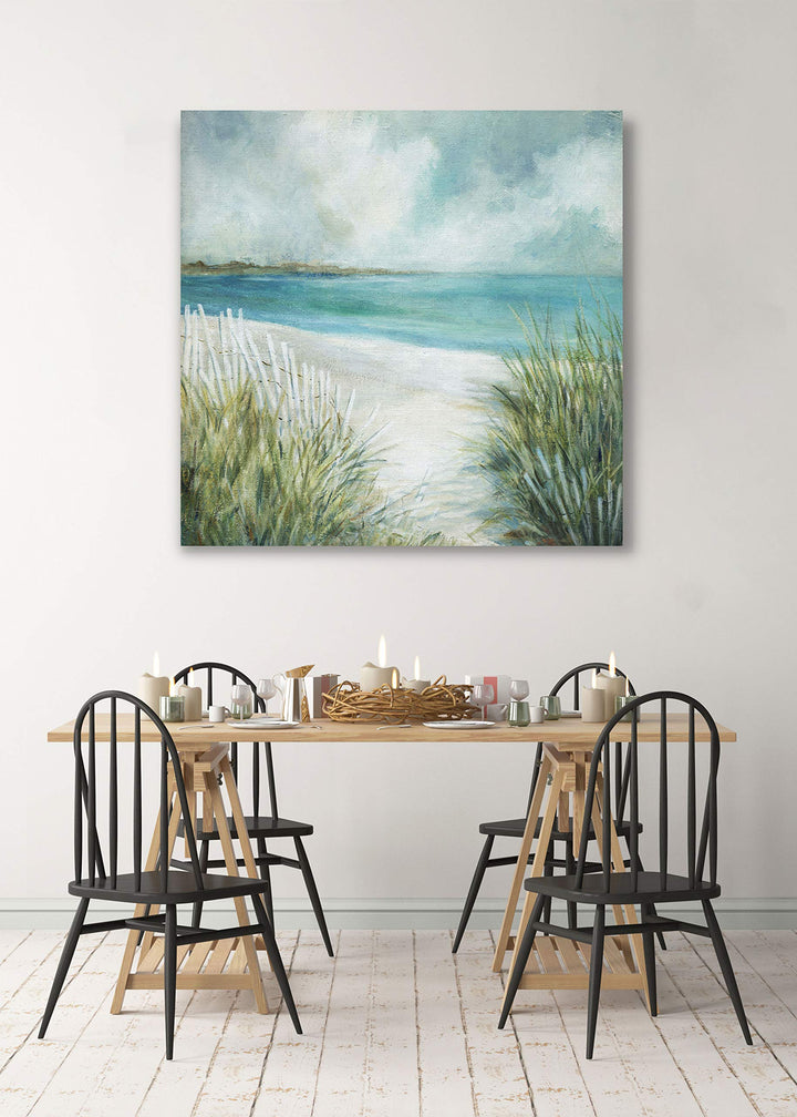 Wexford Home Coastal Fences-Gallery Wrapped Canvas Art Print 16x16