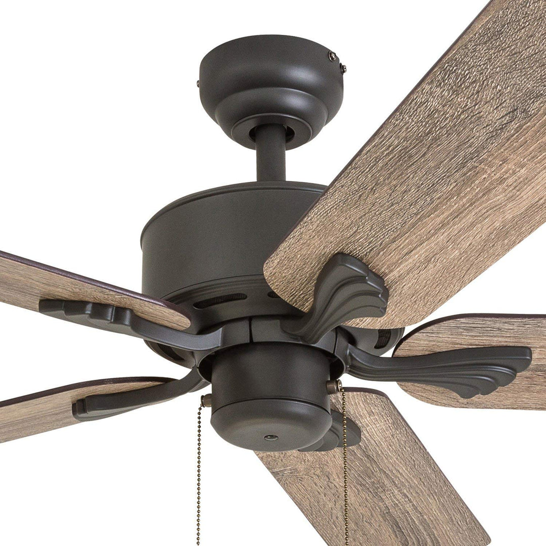 Prominence Home Glencrest 52 Inch Farmhouse Ceiling Fan with No Light Remote