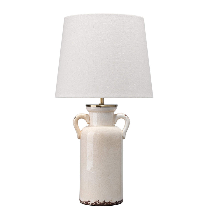 Piper Ceramic Table Lamp Cream Nautical Coastal