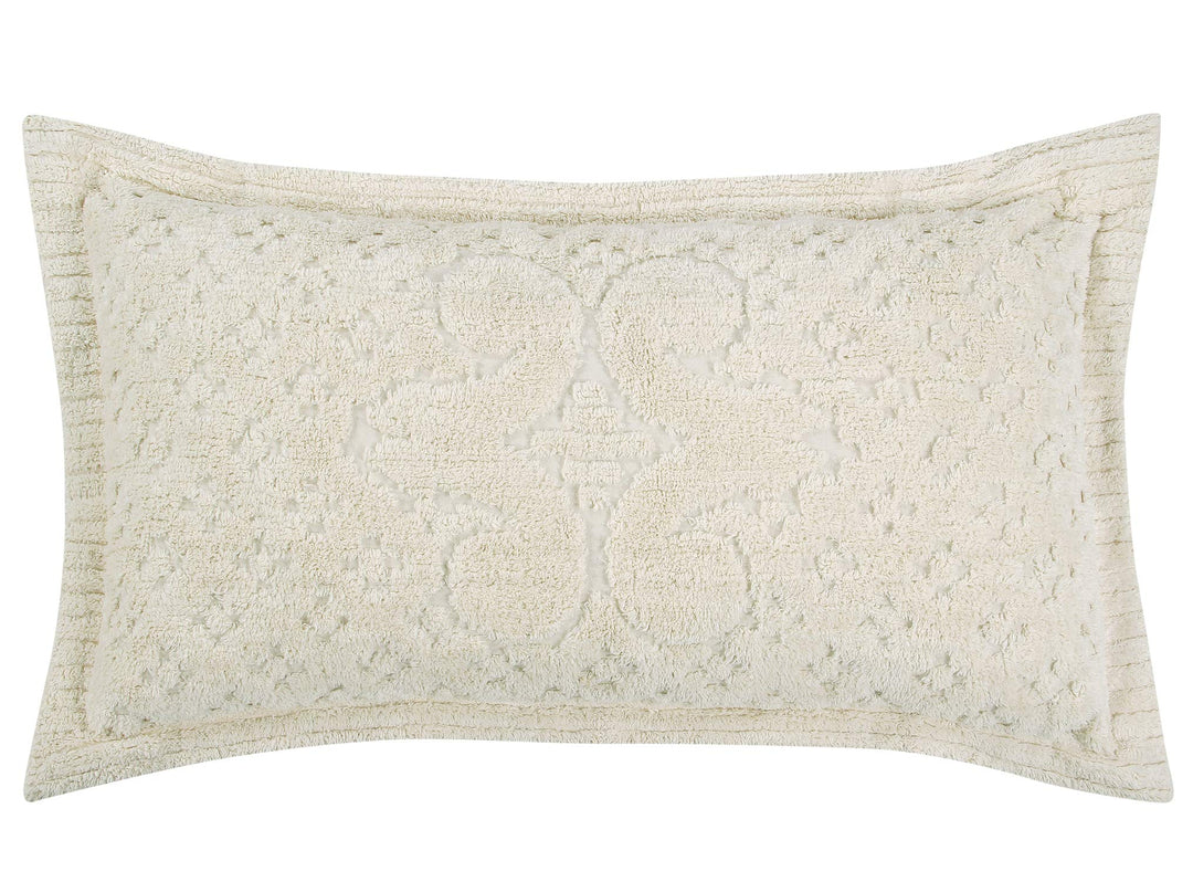 Better Trends Ashton Collection is Super Soft and Light Weight in Medallion Ivory - King Sham