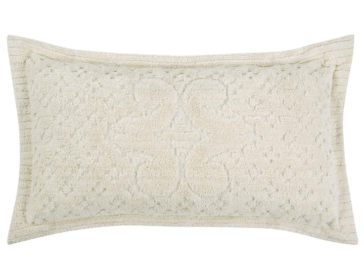 Better Trends Ashton Collection is Super Soft and Light Weight in Medallion Ivory - King Sham