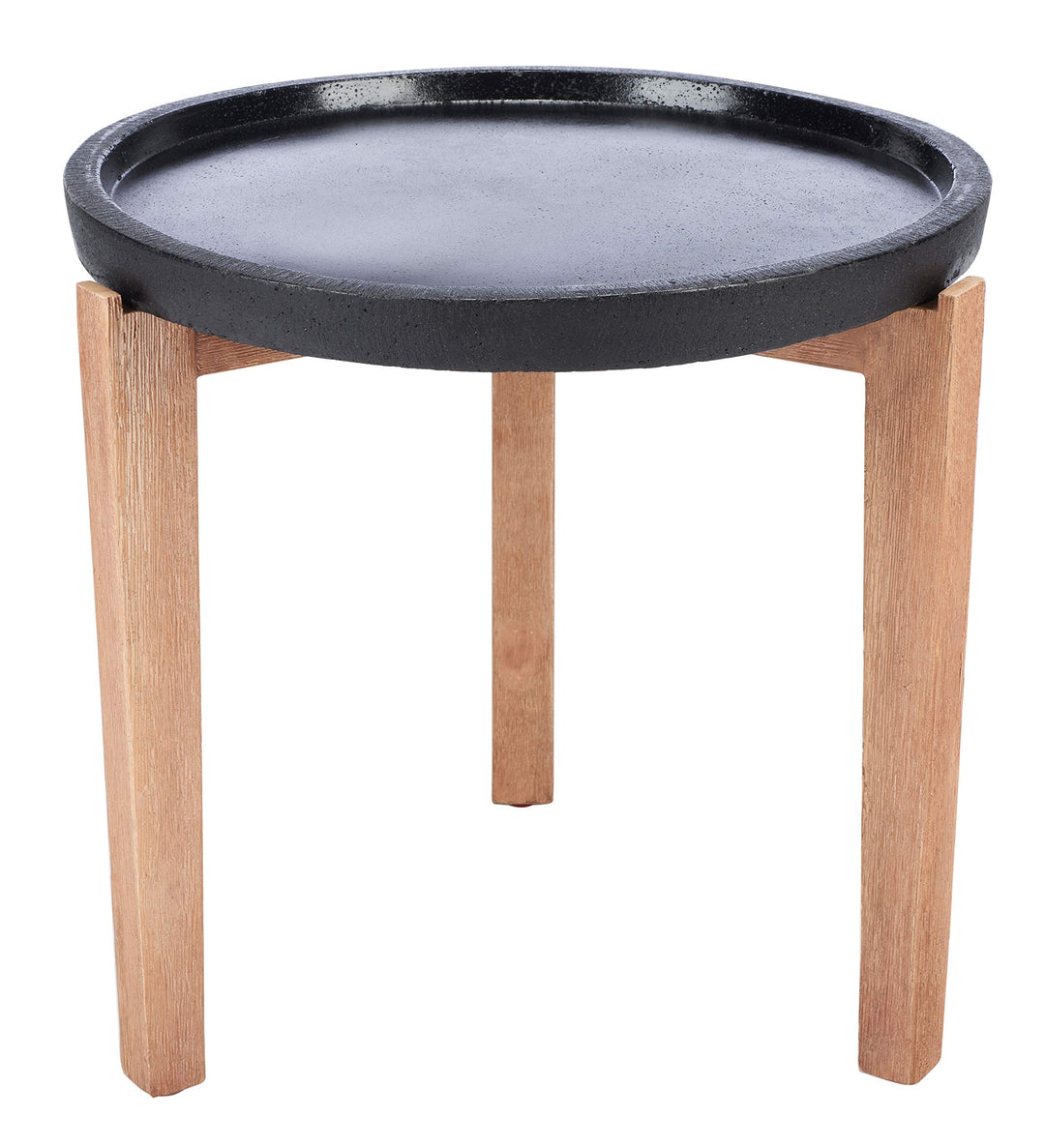 Safavieh Outdoor Collection Serka Natural/Black Side Table PAT1510A