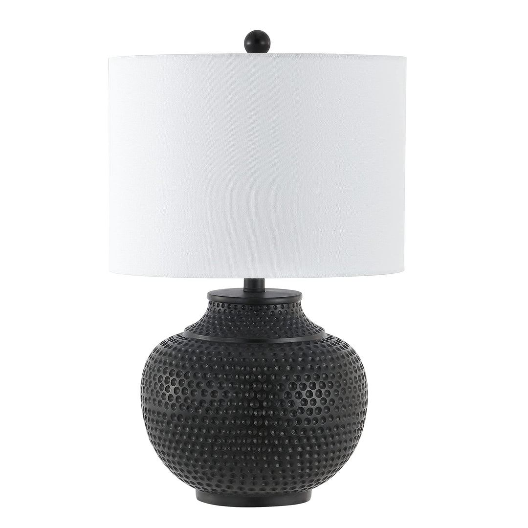 Lighting 21.5" Table Lamp 13" W X D 22" H Black Modern Contemporary Bulbs