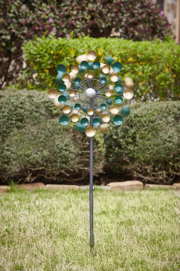 Southern Patio 36 in. H Lots of Dots Wind Spinner Yard Stake