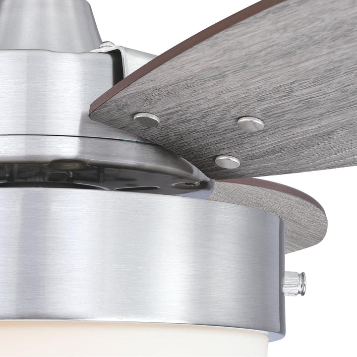 Westinghouse Alloy Ceiling Fan 42-Inch Brushed Nickel w/Weathered Oak Blades