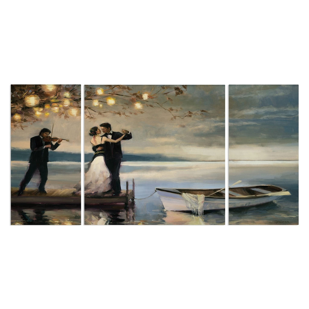 Wexford Home 'Twilight Romance' Canvas Wall Art 24x48 Large