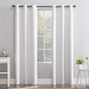 Sun Zero Cyrus Thermal 100% Blackout Grommet Curtain Single Panel 40 x 84 - White