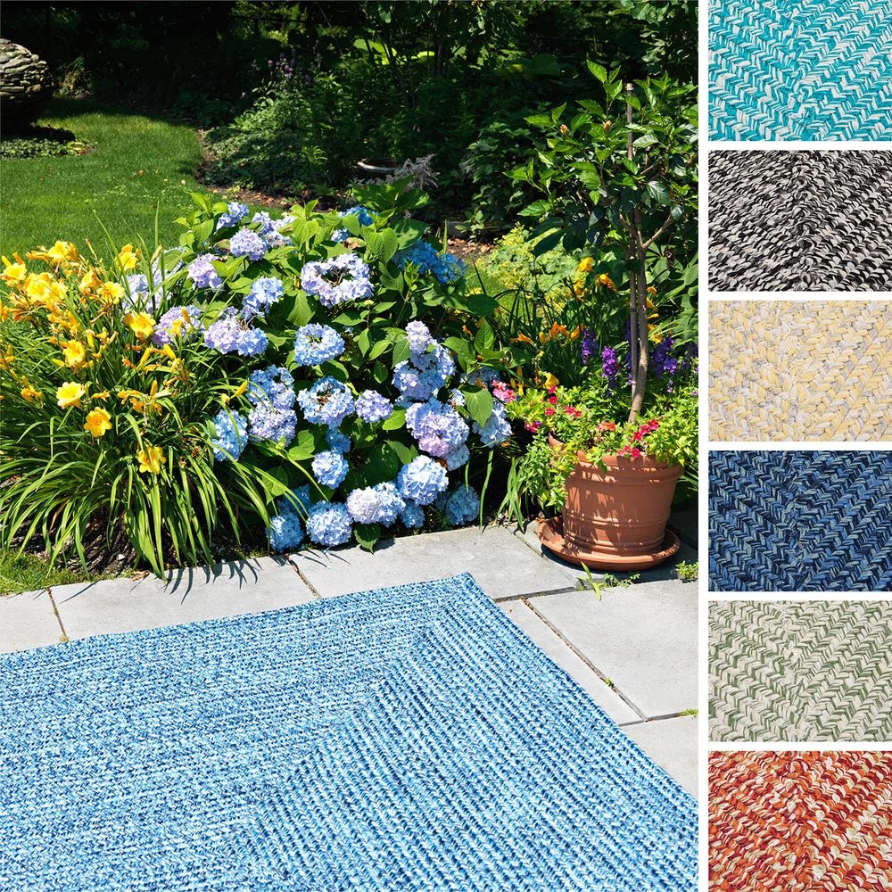 Ocean's Edge Braided Indoor/ Outdoor Area Rug