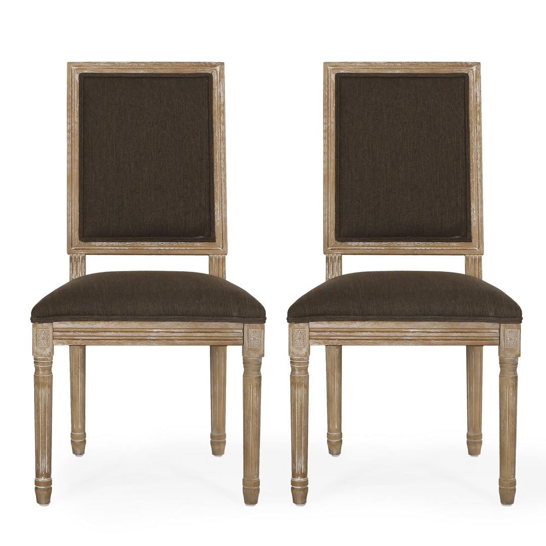 Christopher Knight Home Regina Dining Chair Brown + Natural Natural + Brown