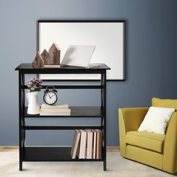 Casual Home Shelf Bookcase Black