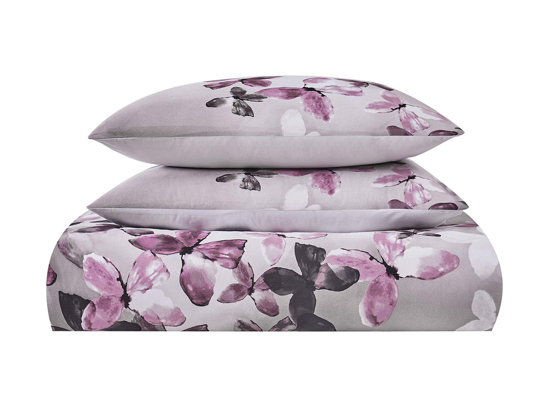 Vince Camuto Lissara 3 Piece Full/Queen Duvet Cover Set (DCS3433FQ-1800)