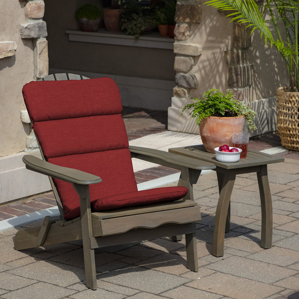 Arden Selections Outdoor Adirondack or Rocking Chair Cushion 20 x 17 - Diamond Home USA