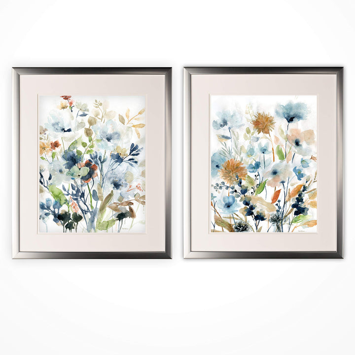 Wexford Home Holland Spring Mix-2 Piece Set-Silver Frame Art Print 16x20 Feather