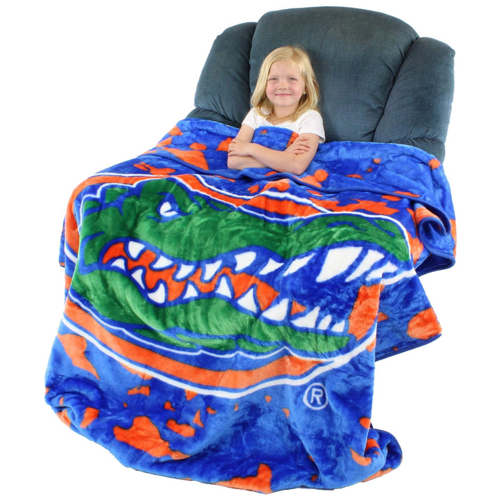 Florida Gators Throw Blanket/Bedspread 63" X 86" Sports Collegiate