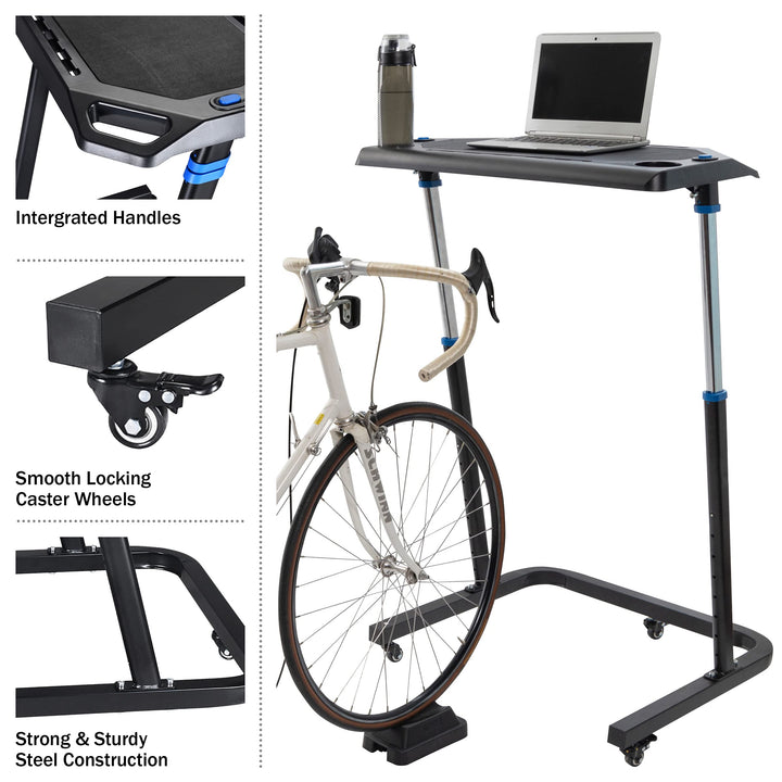 RAD Cycle Products Adjustable Bike Trainer Fitness Desk Portable Workstation