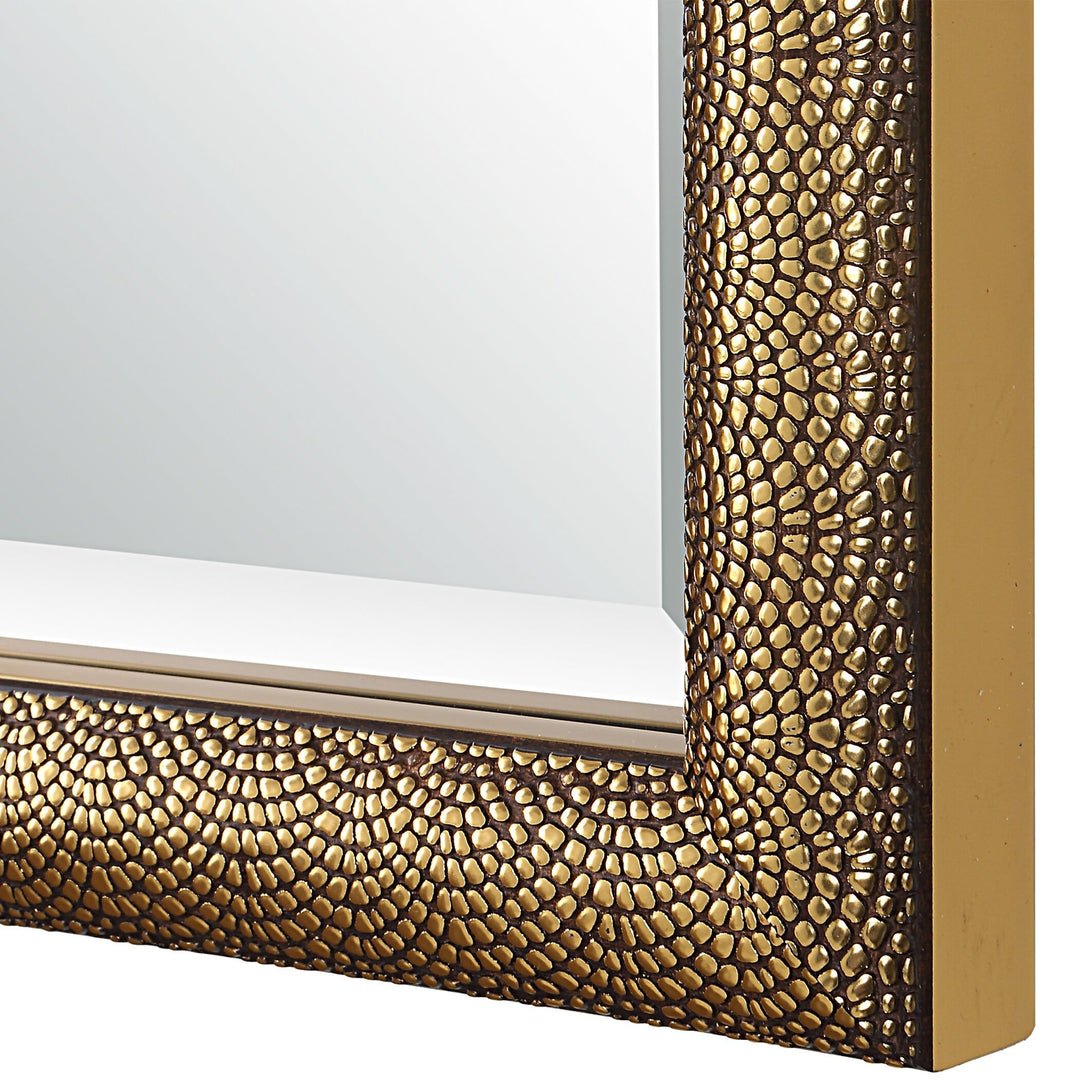 24 X 40 in. Brown Rectangular Mirror 24" W 40" H 1.38" D Modern - Diamond Home USA