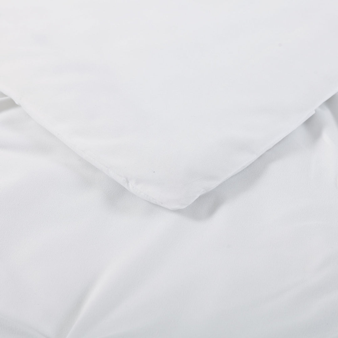 Truly Soft Everyday Pleated Duvet Set Full/Queen White