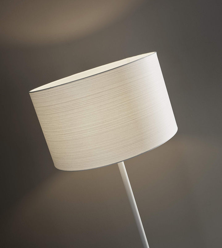 Adesso 6237-02 Oslo loor Lamp - Corrosion Resistant Scratch Proof White Matte