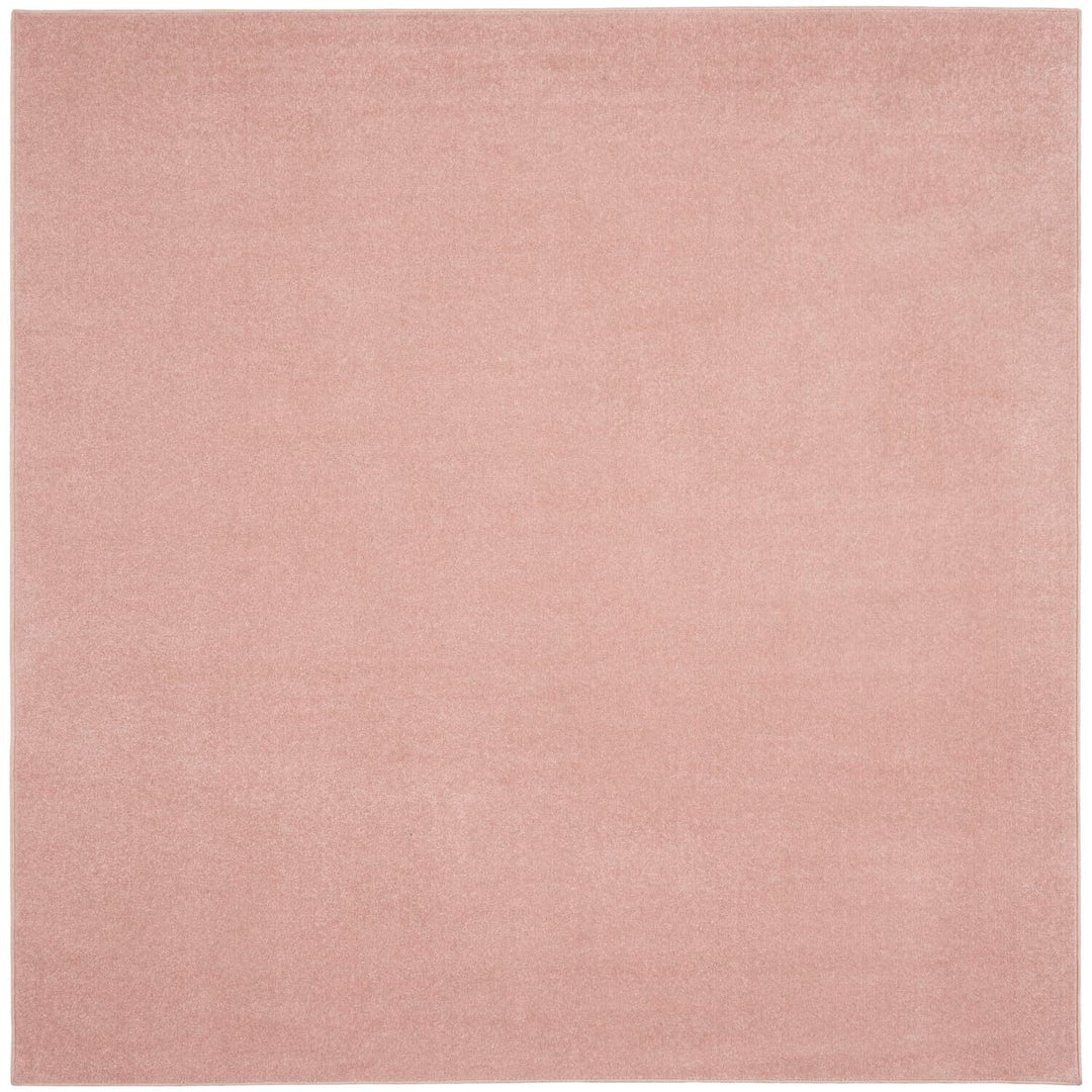 Nourison Essentials Indoor/Outdoor Pink 7' x quare Area Rug Easy Cleaning Non 7' Square - Pink