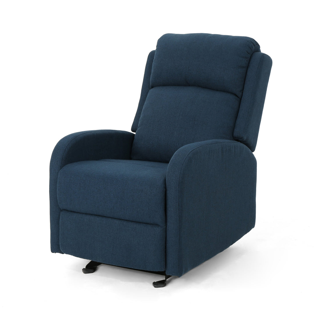 Christopher Knight Home Avaa Recliner Navy Blue + Black