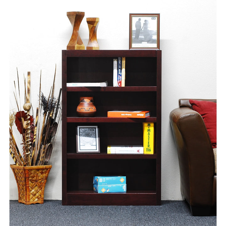 Concepts In Wood Midas Four Shelf Bookcase 48" H Finish