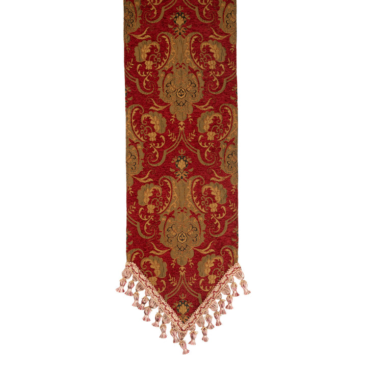 Sherry Kline China Art Table Runner (13 x 90) (Red)