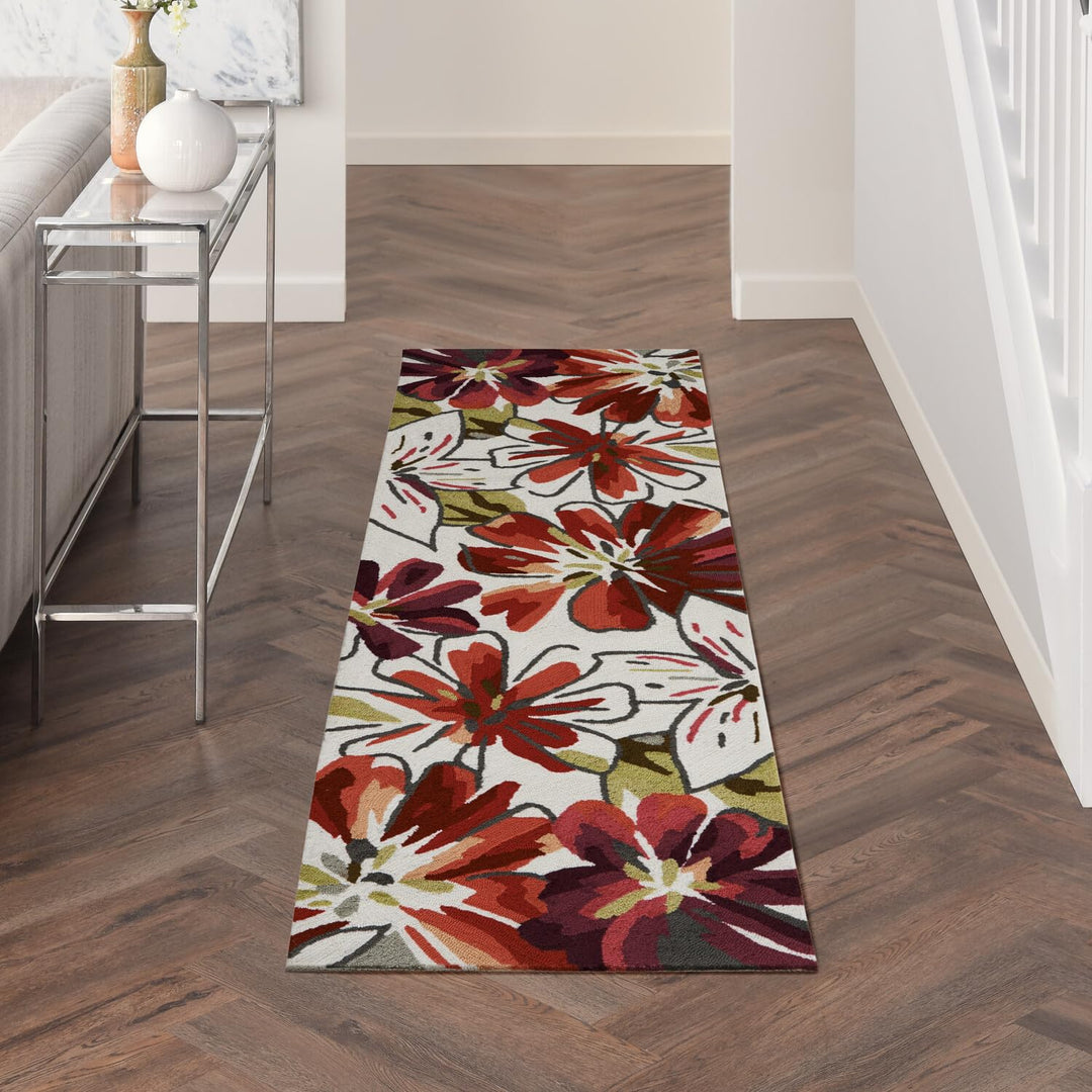 Nourison Fantasy Abstract French Country Floral Area Rug