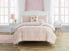 Mytex Celestial Princess Pretty 5-Piece Comforter Set with Gold Metallic foil Pink/Glitter Gold - 4 Piece - Twin