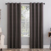 Sun Zero Columbia Thermal Insulated 100% Blackout Grommet Curtain Single Panel Fig Purple - 50x84