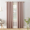 Sun Zero Barrow Energy Efficient Grommet Curtain Single Panel 54 x 108 - Blush