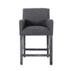 Christopher Knight Home Armga Upholstered 26 inch Counter Stool - Charcoal/Gray