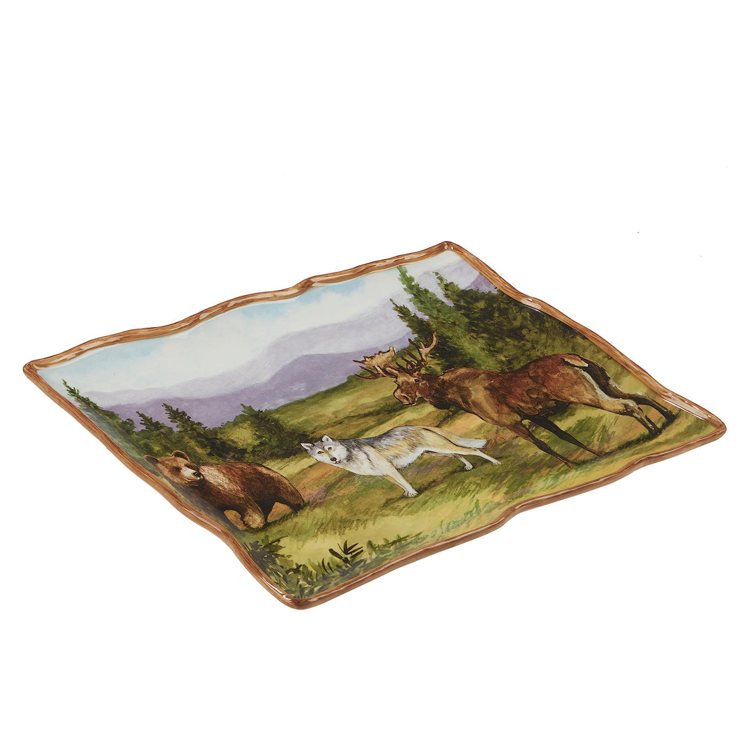 Certified International Mountain Summit Rectangular Platter 16" x 12"