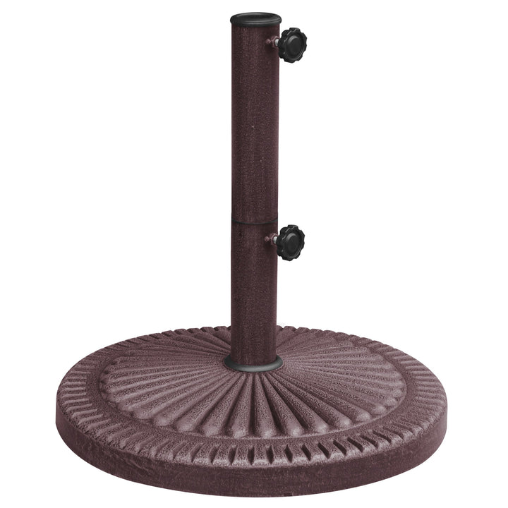 66-lb Weather Resistant Umbrella Base in Bronze Resin Finish