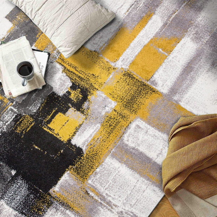 Rugshop Contemporary Modern Abstract Runner Rug