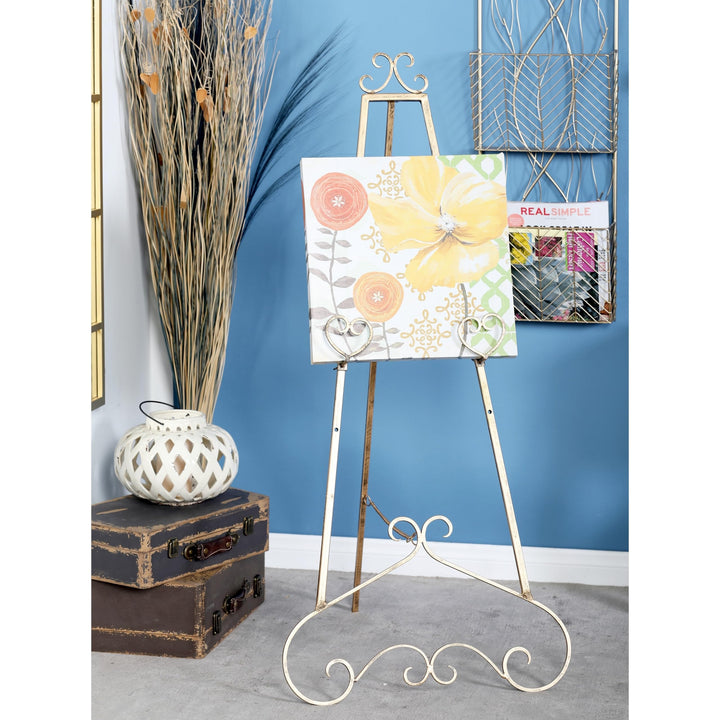 Gold Metal Traditional Easel 48 X 23 24 Iron