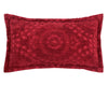 Better Trends Rio Collection is Super Soft and Light Weight in Floral Design Burgundy - King Sham